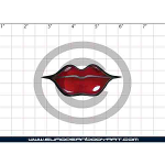 Esténcill Freaky Lips