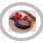 Esténcil Tribal Hearts Eye Shadow