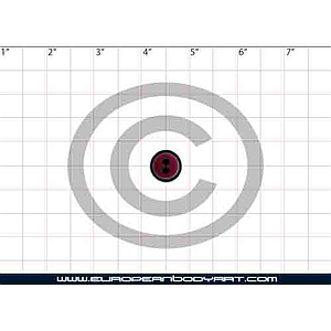 Esténcil Small Double Hole Button