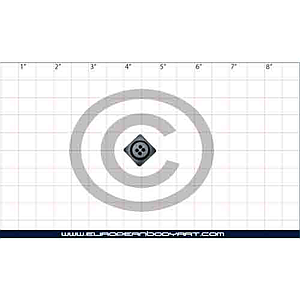 Esténcil Medium Square Button