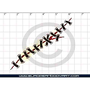 Esténcil Large Stitches #3