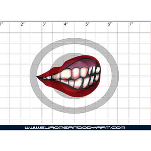 Esténcil Freaky Mouth #2