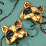 Máscara gato música